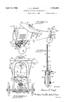 Kraeft patent for Pedal Car shaped like an airplane No. 1,754,430 