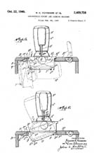 1946 Singer Cabinet Patent No. 2409758