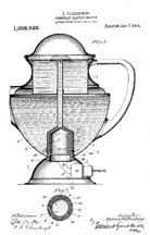 Patent for Submerged Heating in a Percolator, No. 1,092,523