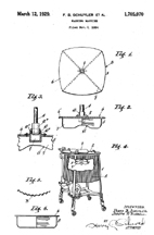 Johnson Washer Exterior Design Patent No. 1,705,070