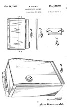 Raymond Loewy Refrigerator Design for Sears, Patent D-127,829