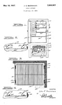 Norge Adjustable Shelves, patent No. 2,080,907