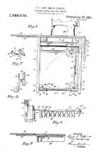 1920 Singer Cabinet Patent No. 1349678