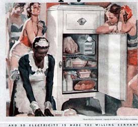 Westinghouse Refrigerator Ad - Girls Cooling Off
