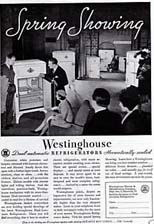 Westinghouse Refrigerator Ad - Spring Show