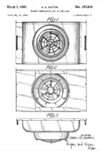 1950 Window Vent Patent No. D157642