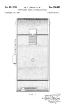 Teague Polaroid Camera Patent D-152,229