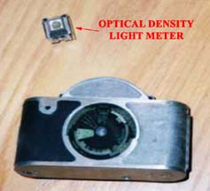 Univex Mercury, Back View with Optical Density Light Meter