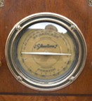 Silvertone (Sears)  M-1808 Table  Radio ca 1934 - closeup of dial