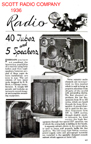 Ad for 40 tube radio Popular Mechanics, September 1936