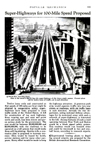 100 mph highways May 1938 issue of Popular Mechanics