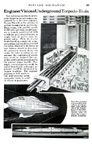 Underground topedo trains April 1939 issue of Popular Mechanics