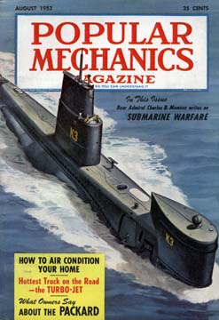 Popular Mechanics August 1953 Cover