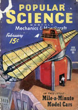 February, 1940 Cover of Popular Science