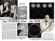 Power from the su - Popular mechanics october, 1936