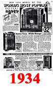 Sears Catalogue Radio Ads for 1934