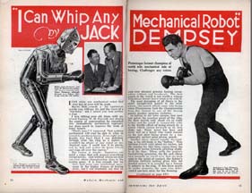 Jack Dempsey Takes on the Robots