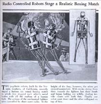 Modern Mechanix Article on Boxing Robots