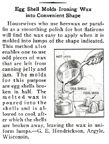 Beeswax eggs for iron preparation Popular mechanics May 1934