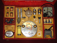 RARE 1920 A.C. GILBERT TOYS SCIENCE GLASS BLOWING KIT