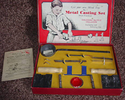 A.C. Gilbert Company Metal Casting Set Number One (contents)