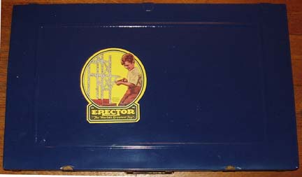 Erector 9 1/2 set Blue Box