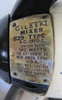 A.C. Gilbert Company Kitchen Stand Mixer Nameplate