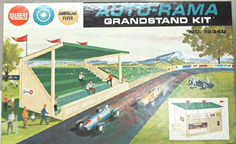 A.C. Gilbert Company Slot Car Set  aftermarket grandstand building kit