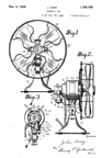 A.C. Gilbert Company Polar Cub Fan Patent