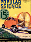 Cover of the December 1932 issue of Popular Science