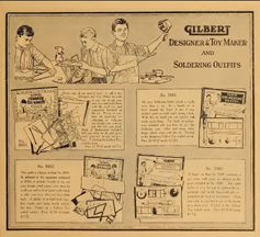 A.C. Gilbert Company Soldering set in the 1918 Catalogue