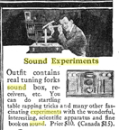 A.C. Gilbert Company Sound Experiments Set