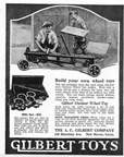 A.C. Gilbert Company New Wheel Toy ad in Boys Life June 1920