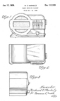 Belmont 519 Table Radio Design Patent D-112,959