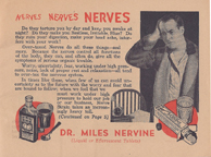 Miles laboratories Nervine Tonic