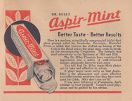 Miles laboratories Aspir Mint