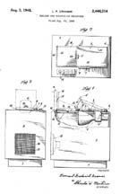 DuMont Alternative Projection TV Patent No. 2,446,214 