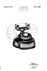 Western Electric Model Series E Phone  Design Patent D-78,605