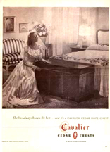  Cavalier Cedar Chest ad from LIFE Magazine 11-24-1947 