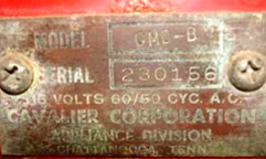  Cavalier Coke Machine Makers Plate 