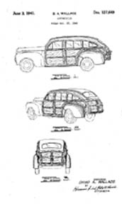 Chrysler Town and Country Patent (D127649)