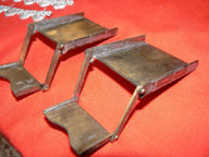 Napoleonic Coach in construction -- Retractable folding steps made by entrant