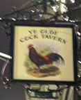 Ye Olde Cock Pub in London