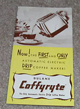 Coffyryte Advertising Flier - cover