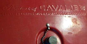   Cavalier Personal Coke Cooler Makers Mark