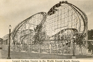 Henry Traver Crystal Beach Cyclone Roller Coaster