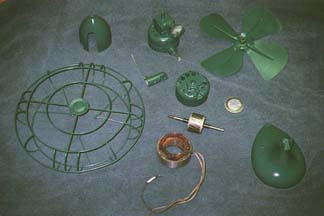 Diehl Fan dis-assembled