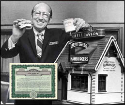 Harry Duncan and a Model of the Little Tavern