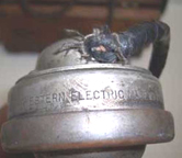 World War I Western Electric Military Field Telephone - exterior