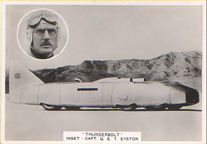 the 1938 Eyston Thunderbolt Land Speed Record Car